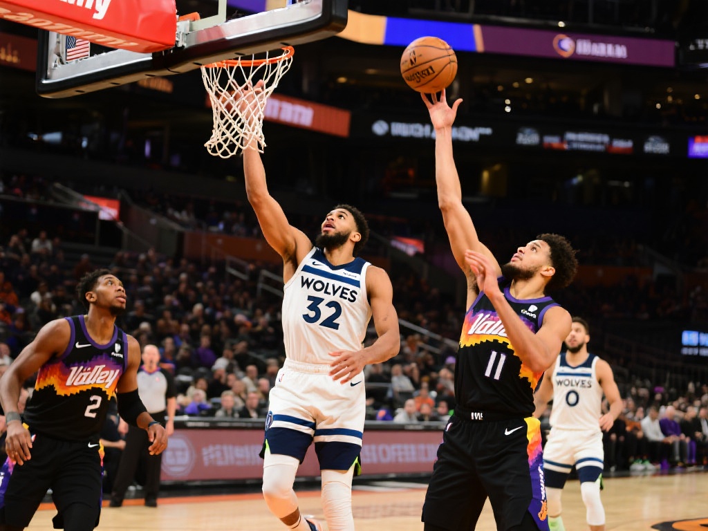 太阳主场迎战森林狼,常规赛3月29日焦点较量 森林狼则属于相对偏向传统战术的球队,他们